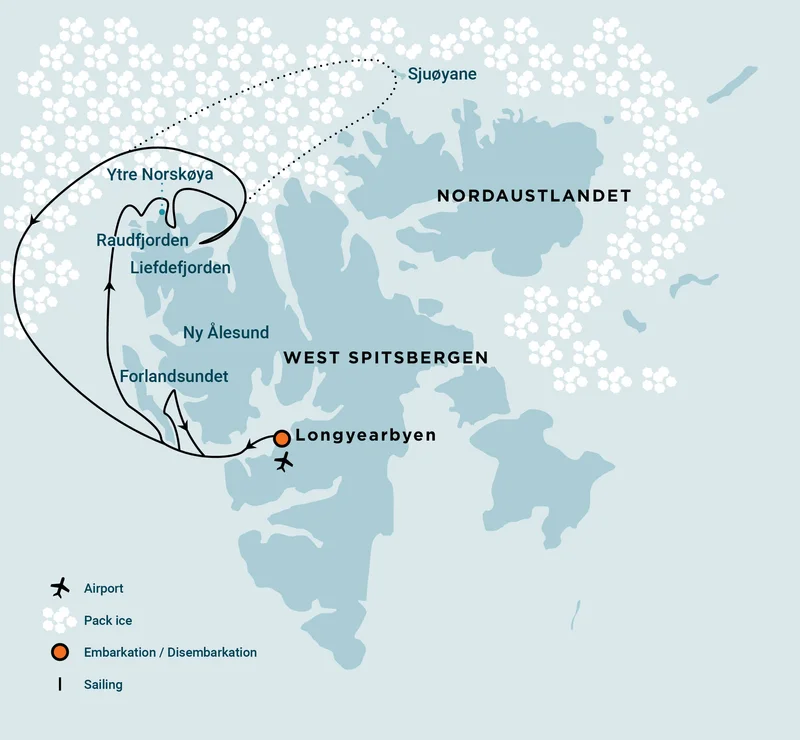 North Spitsbergen Explorer - Into the pack ice - Summer Solstice - Polar Bear Special