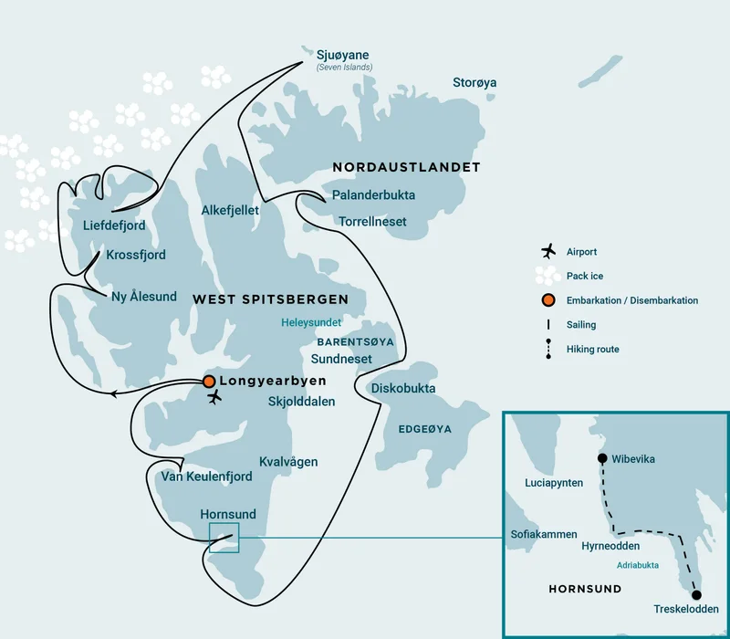 Around Spitsbergen, In the realm of Polar Bear & Ice