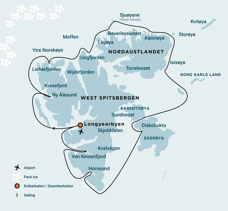 Around Spitsbergen and Nordaustlandet