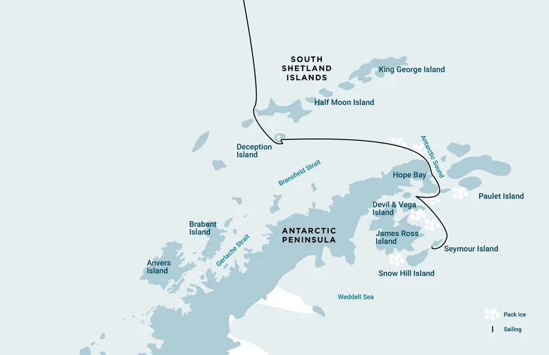 Weddell Sea – In search of the Emperor Penguin, incl. helicopters