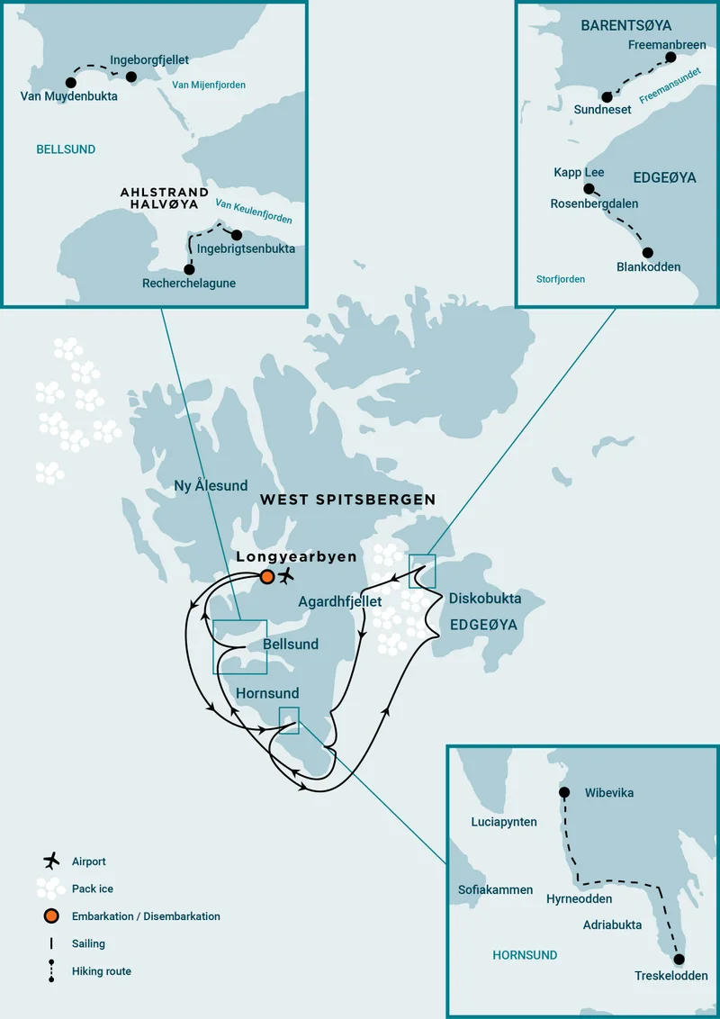 East Spitsbergen - Home of the Polar Bear, Including Long Hikes & Cleaning the Shores