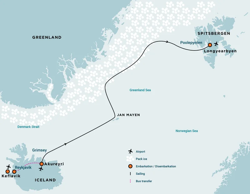 Arctic Ocean - Jan Mayen, Ice edge, Spitsbergen, Birding