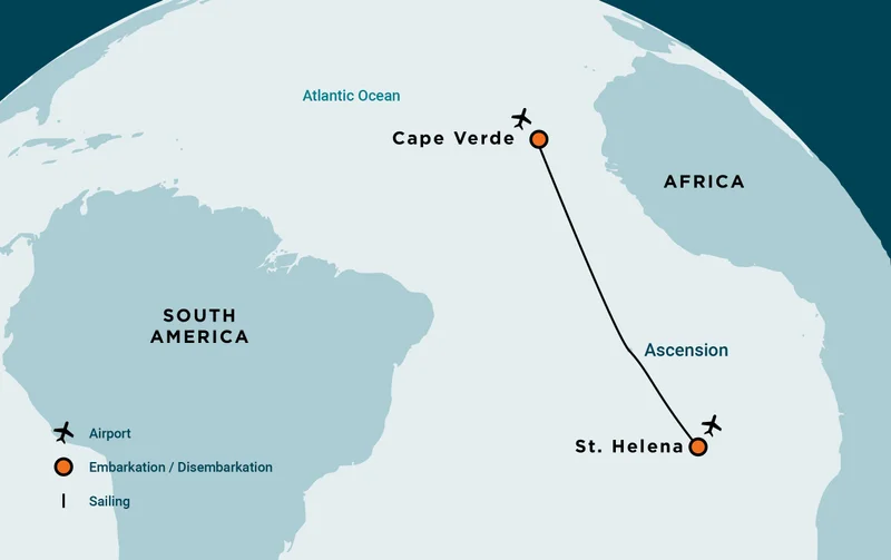 St. Helena to Cape Verde