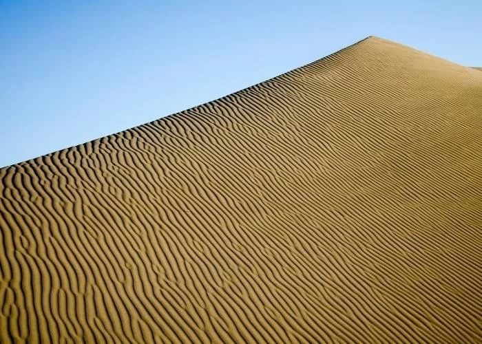 A sand dune close to the oasis Huacachina - near Ica - Peru