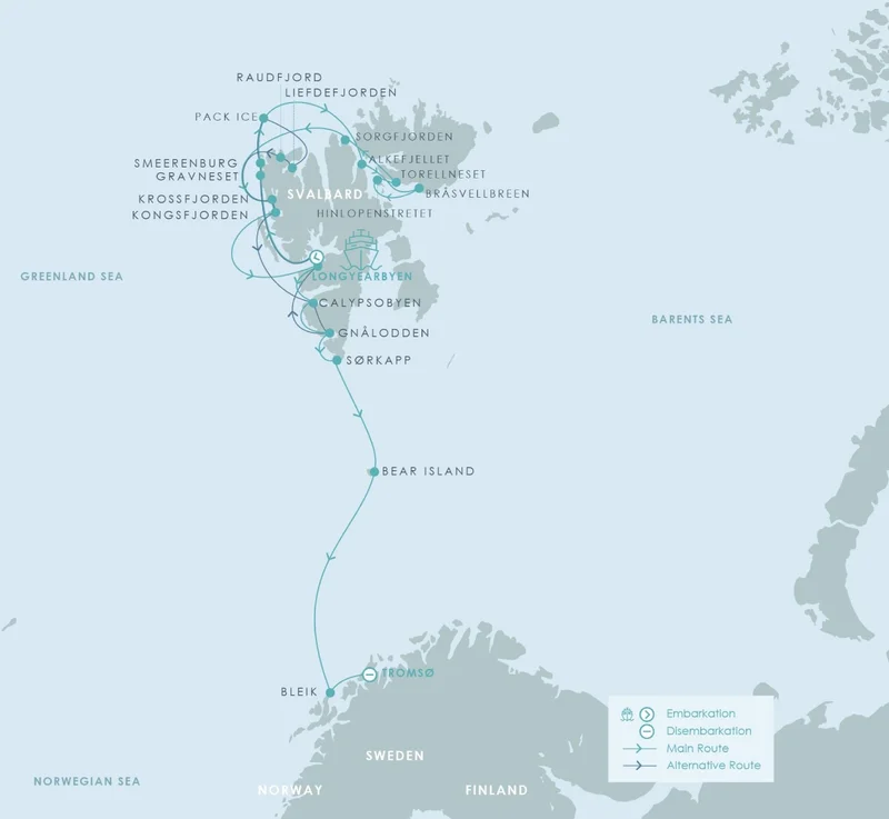 Svalbard, Arctic Circle & Tromsø 