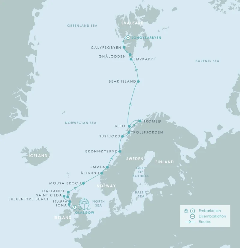 Scottish Isles, Arctic Circle & Svalbard