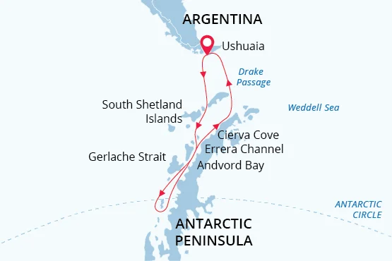 Crossing 66º South Latitude