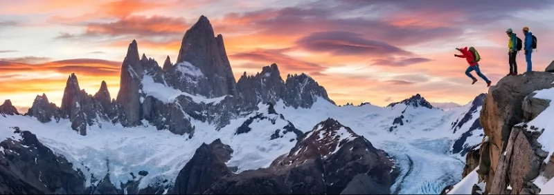 Kyrgyz Climbers Scale Fitz Roy and BASE Jump Near Summit