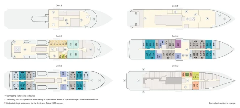 Decks Plans | Douglas Mawson