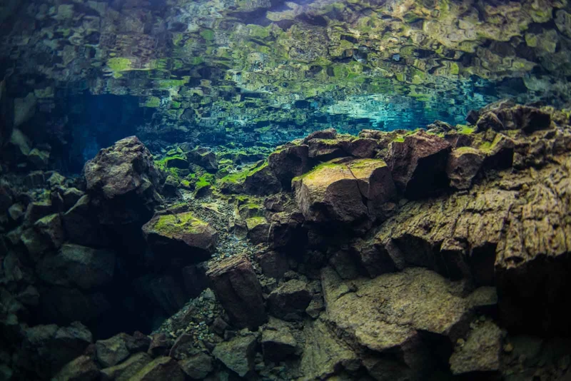 Diving in Silfra