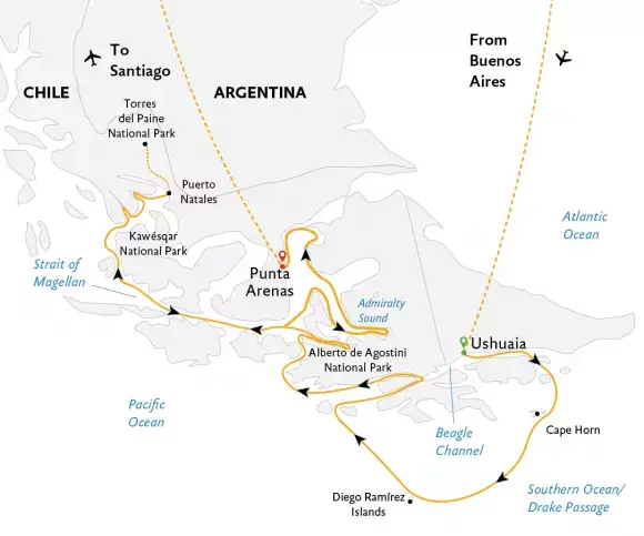 Essential Patagonia: Chilean Fjords and Torres del Paine