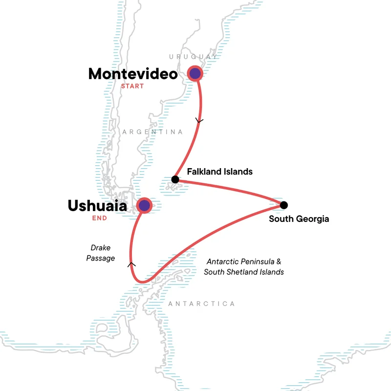 Falklands, South Georgia & Antarctica