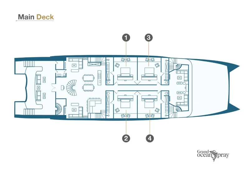 Main deck | Grand Ocean Spray Main deck | Grand Ocean Spray