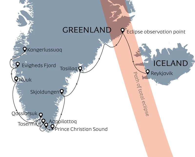 Greenland Solar Eclipse 2026