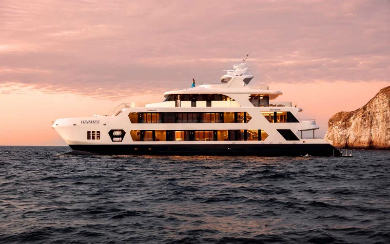 The Hermes Mega Catamaran started it's operations in the Galapagos Islands: first images revealed and insights from Sales Manager Xavier Echeverria