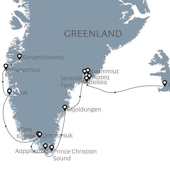 In the Wake of Eric the Red- Iceland to Greenland
