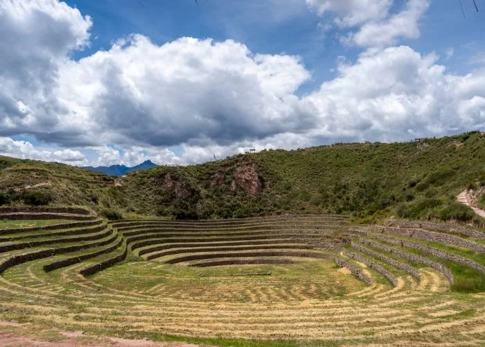 Inca agricultural terraces at Moray in the Sacred Valley