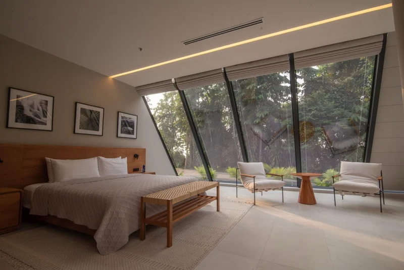 King Bed Panoramic View | Korimana Healing Retreat