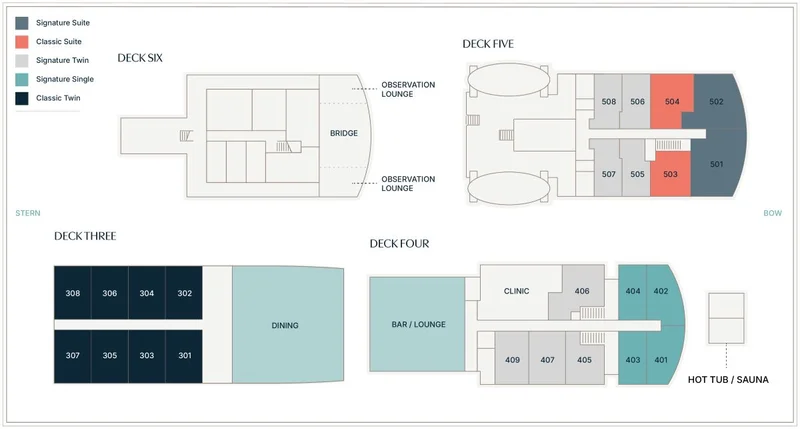 Deck Plans | MV Polar Athenea Deck Plans | MV Polar Athenea