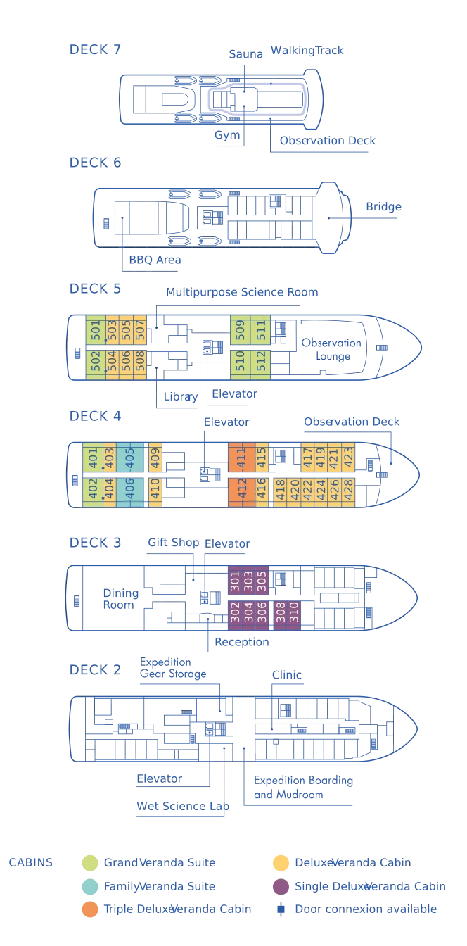 Deck Plans | Magellan Discoverer