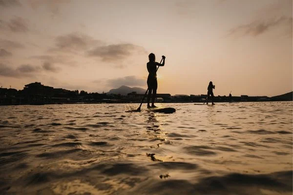Paddle boarding