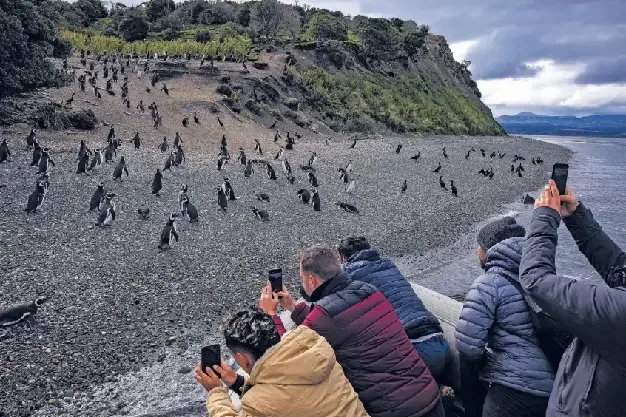 Crowd at the ‘end of the world’
