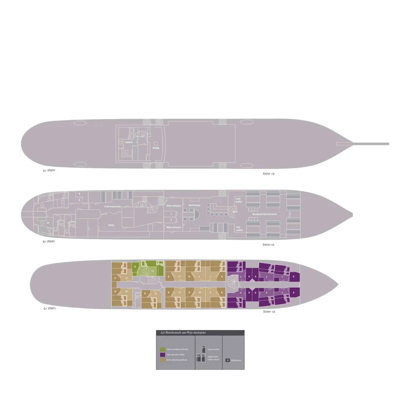 Deck plans | Rembrandt van Rijn