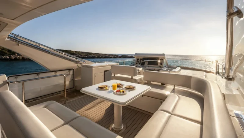 Flybridge Lounge Seating | Galaxy Skape