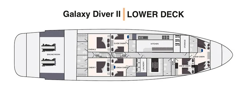 Lower Deck | Galaxy Diver II