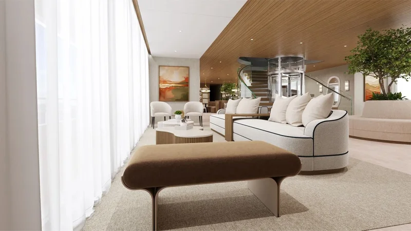Social Area Lounge | Eminence Catamarans