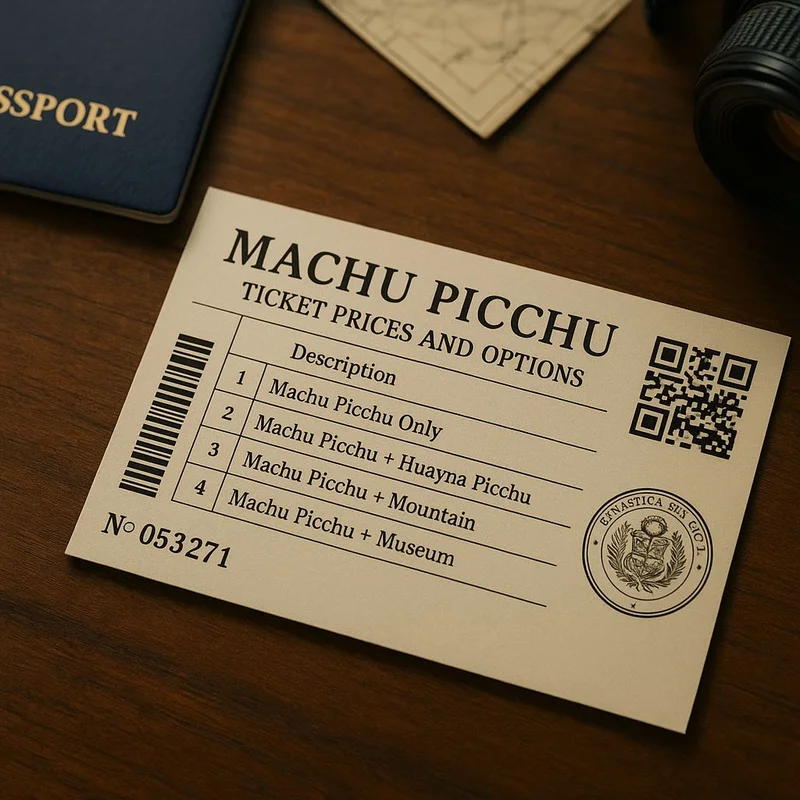 Machu Picchu Ticket Prices and Options