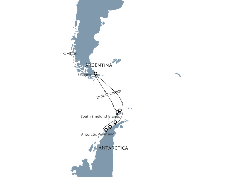 South Shetland Islands & Antarctic Peninsula