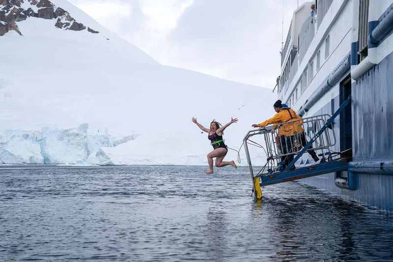 We Did The POLAR PLUNGE In ANTARCTICA!