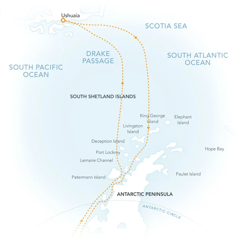 Ultimate Antarctic Circle Crossing