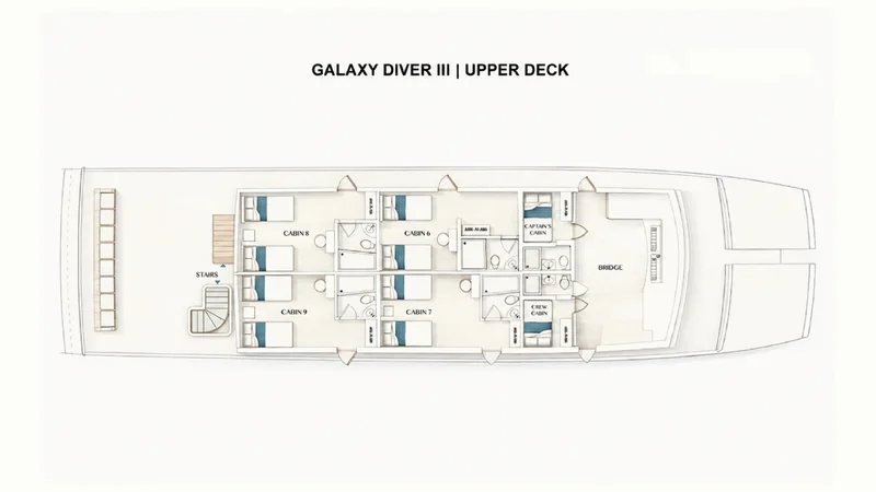 Upper Deck | Galaxy Diver III Upper Deck | Galaxy Diver III